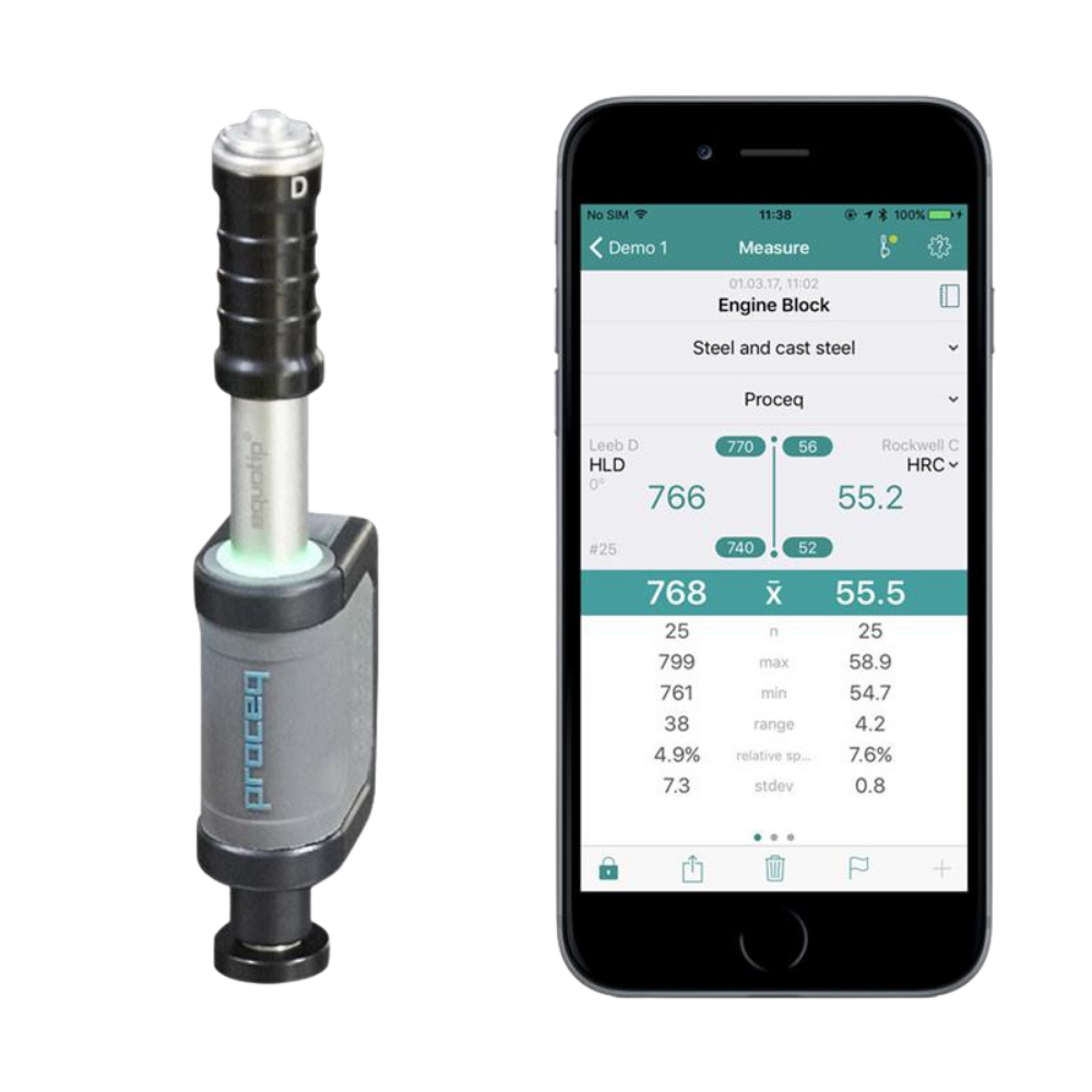 Equotip Kablosuz Sertlik Ölçüm Cihazı